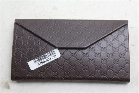 gucci folding eyeglass case|Gucci glasses case price.